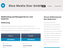 Tablet Screenshot of bluestarhosting.de